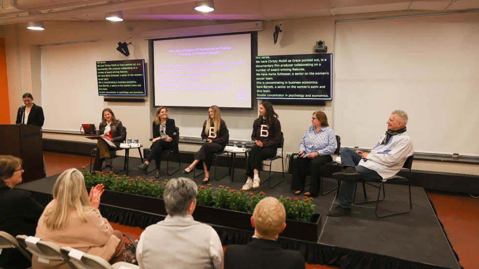 Panel discussion on student-led documentary 