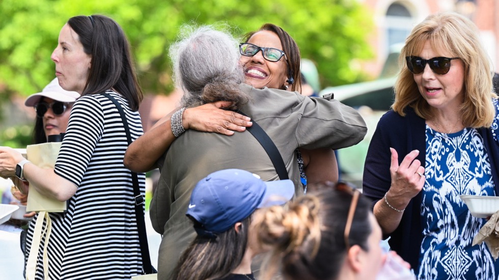 people embrace